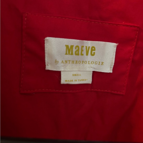 NWOT Maeve Poplin Bow Blouse - Anthropologie - Picture 6 of 10